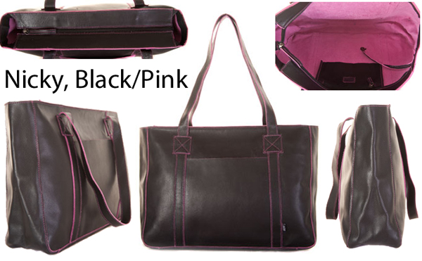 Nicky Bag Black Pink 600